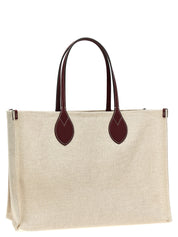 Beige Polyethylene Tote Bag