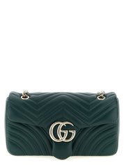 Bicolor Lamb Leather Shoulder Bag