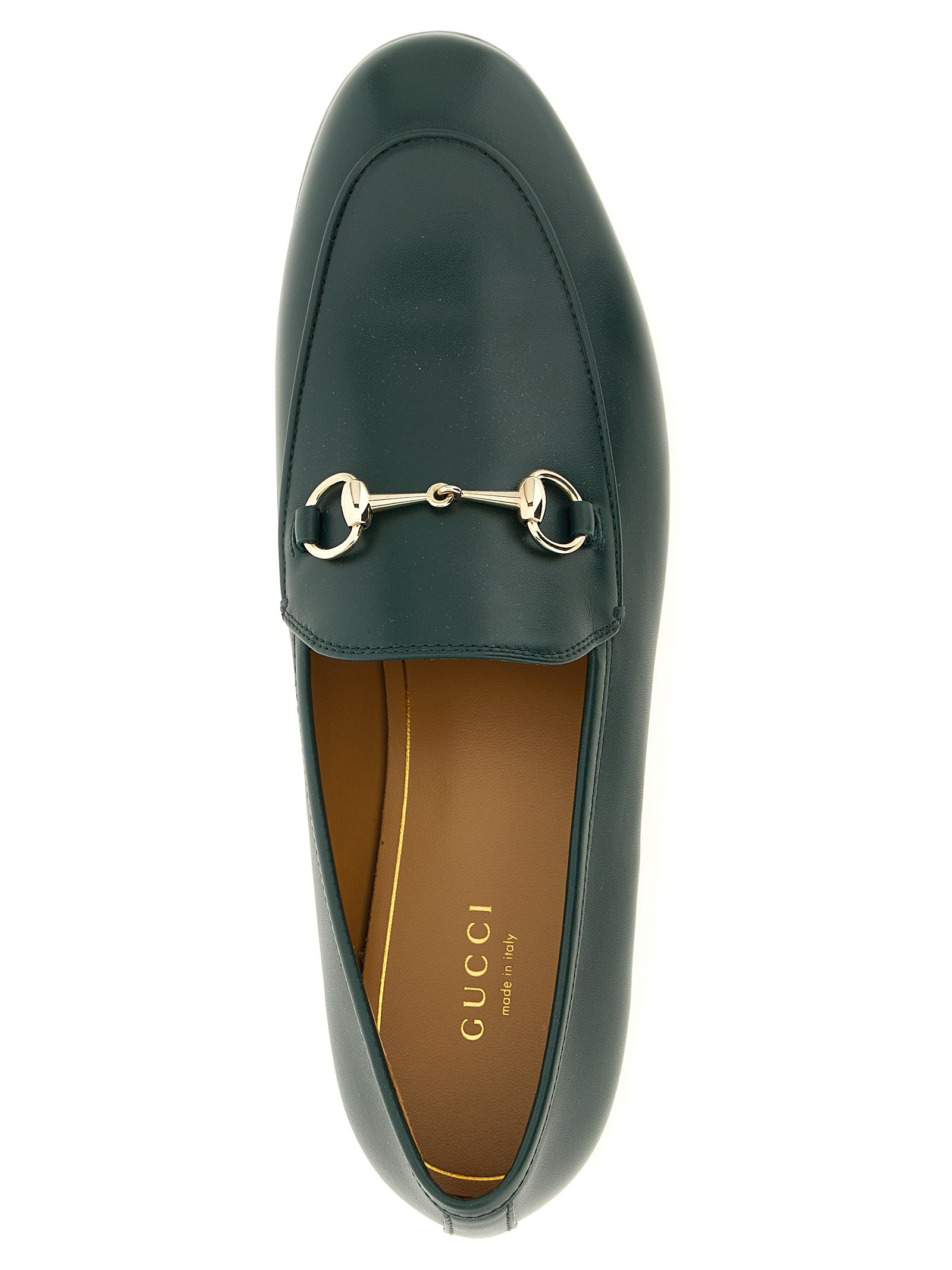 Gucci Bicolor Calfskin Slip-On Loafers