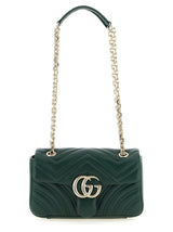 Bicolor Lamb Leather Shoulder Bag