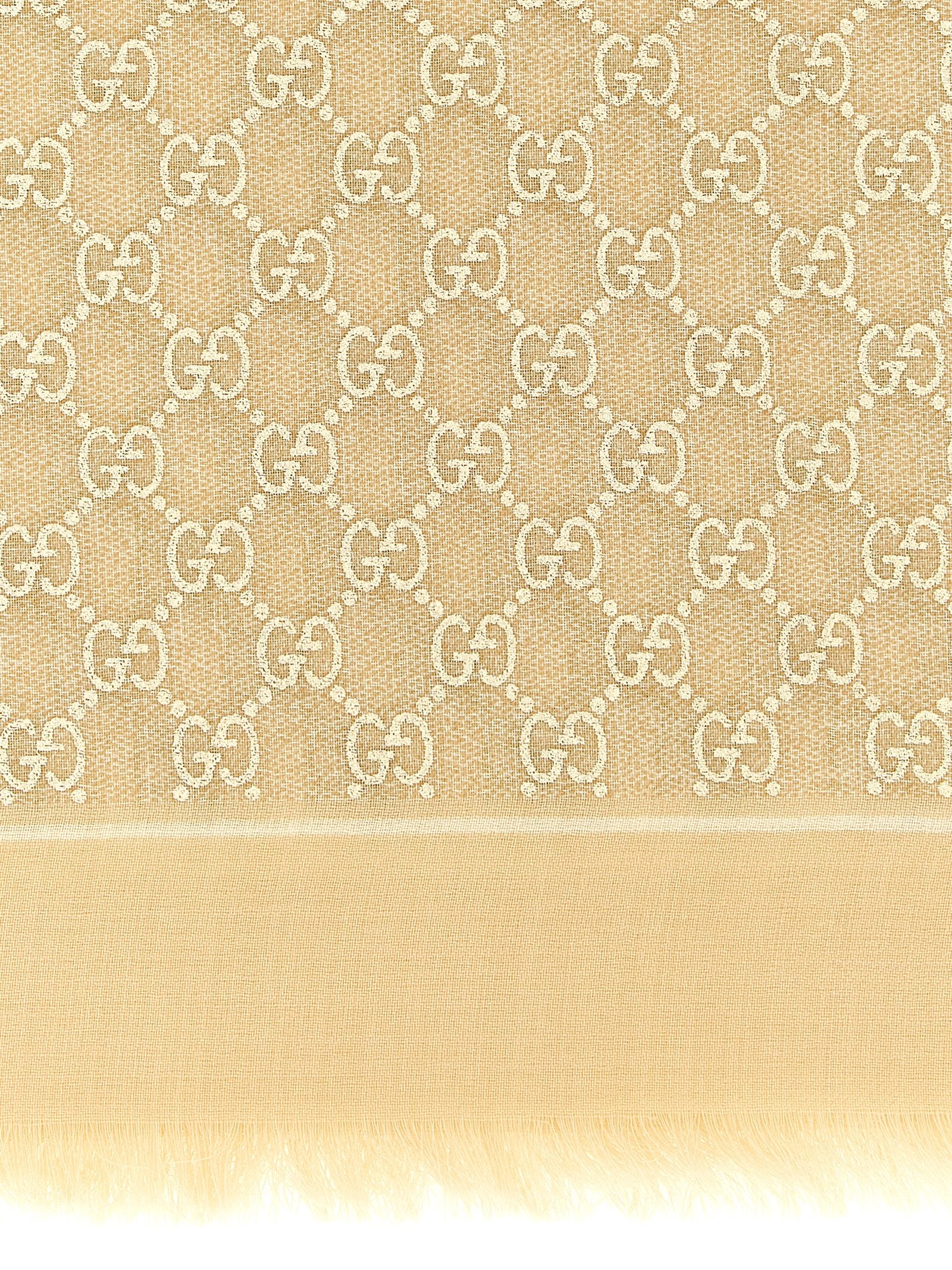 Beige Wool Scarf
