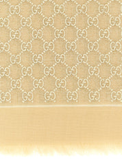 Beige Wool Scarf