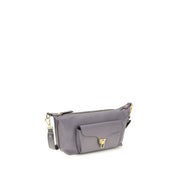 Gray Calf Leather Bos Taurus Shoulder Bag