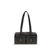 Black Calf Leather Bos Taurus Shoulder Bag