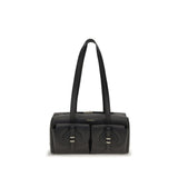 Black Calf Leather Bos Taurus Shoulder Bag