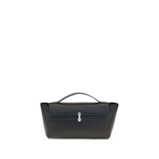 Black Calf Leather Bos Taurus Clutch Bag