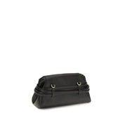 Black Goatskin Clutch Bag