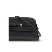 Black Goatskin Clutch Bag