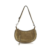 Beige Calf Leather Bos Taurus Shoulder Bag