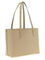 Beige Calfskin Tote Bag