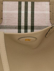 Beige Calfskin Tote Bag