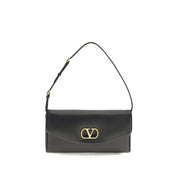 Black Calf Leather Bos Taurus Shoulder Bag
