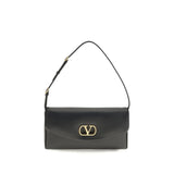 Black Calf Leather Bos Taurus Shoulder Bag