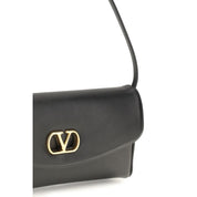 Black Calf Leather Bos Taurus Shoulder Bag