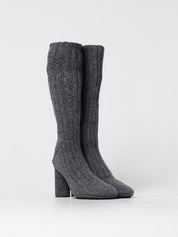 Gray Wool Over The Knee