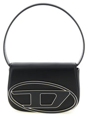 Diesel Black Cowhide Shoulder Bag
