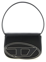Diesel Black Cowhide Shoulder Bag