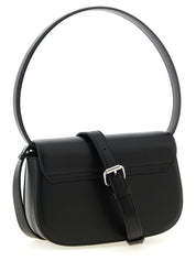 Diesel Black Cowhide Shoulder Bag