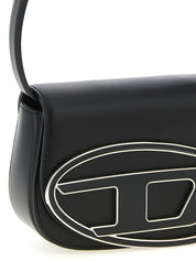 Diesel Black Cowhide Shoulder Bag Diesel
