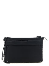 Black Polyamide Crossbody Bag