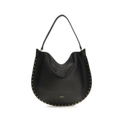 Black Calf Leather Bos Taurus Shoulder Bag