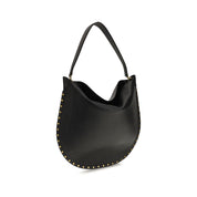 Black Calf Leather Bos Taurus Shoulder Bag