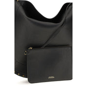 Black Calf Leather Bos Taurus Shoulder Bag