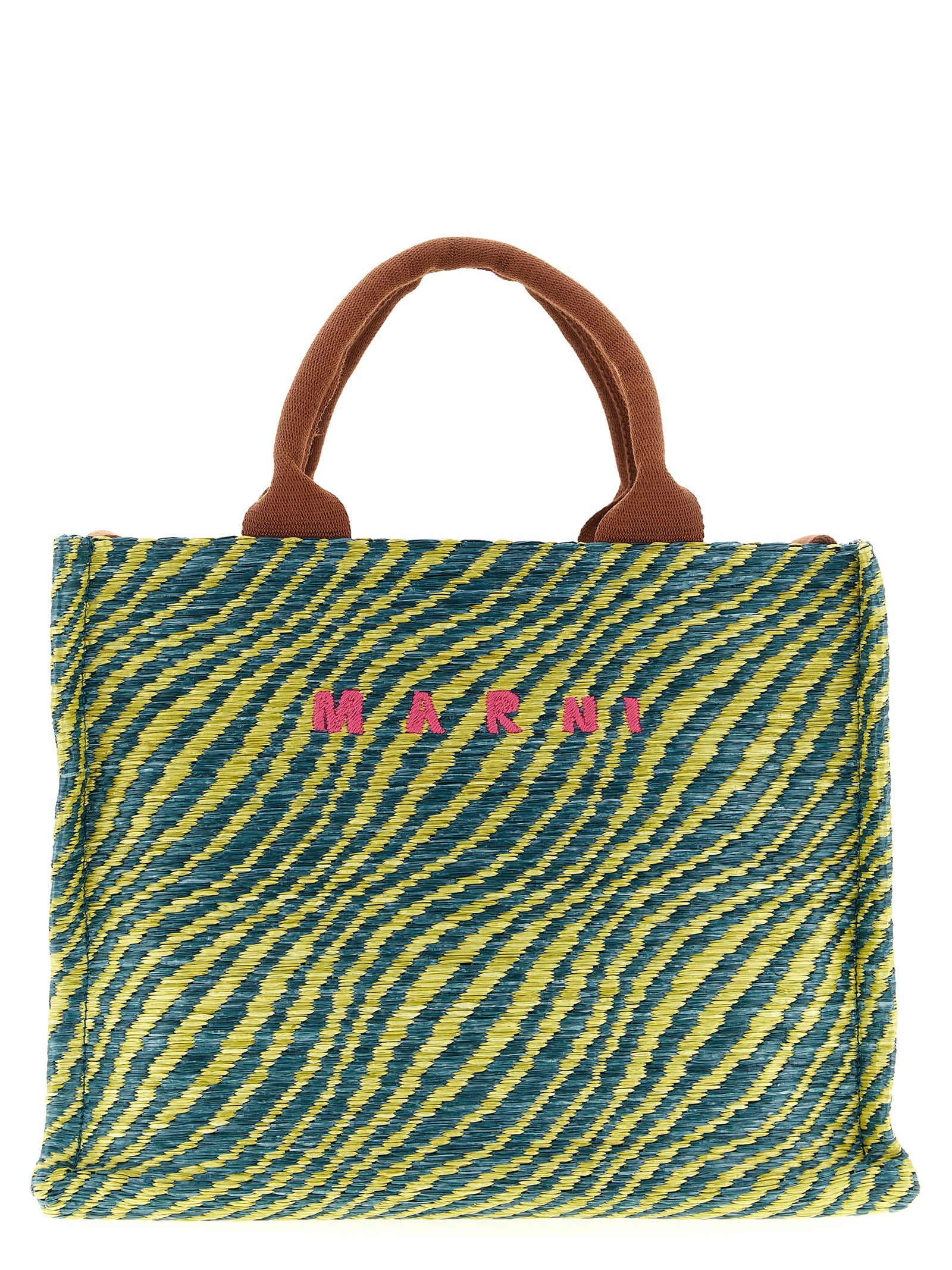 Multicolor Polyamide Handbag
