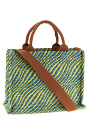 Multicolor Polyamide Handbag