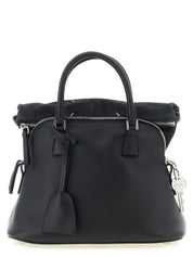 Black Calfskin Shoulder Bag