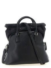 Black Calfskin Shoulder Bag