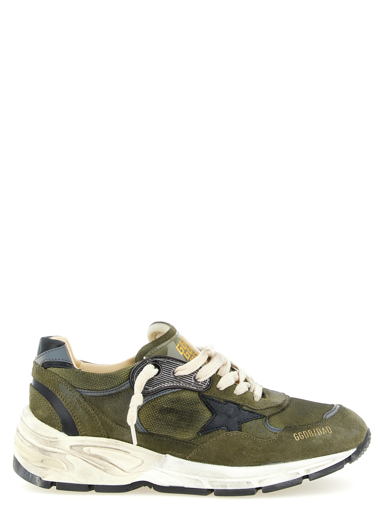 Golden Goose Bicolor Leather Athletic Sneakers