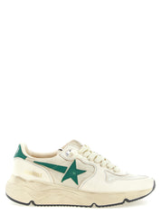 Golden Goose Bicolor Leather Athletic Sneakers