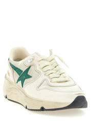 Golden Goose Bicolor Leather Athletic Sneakers