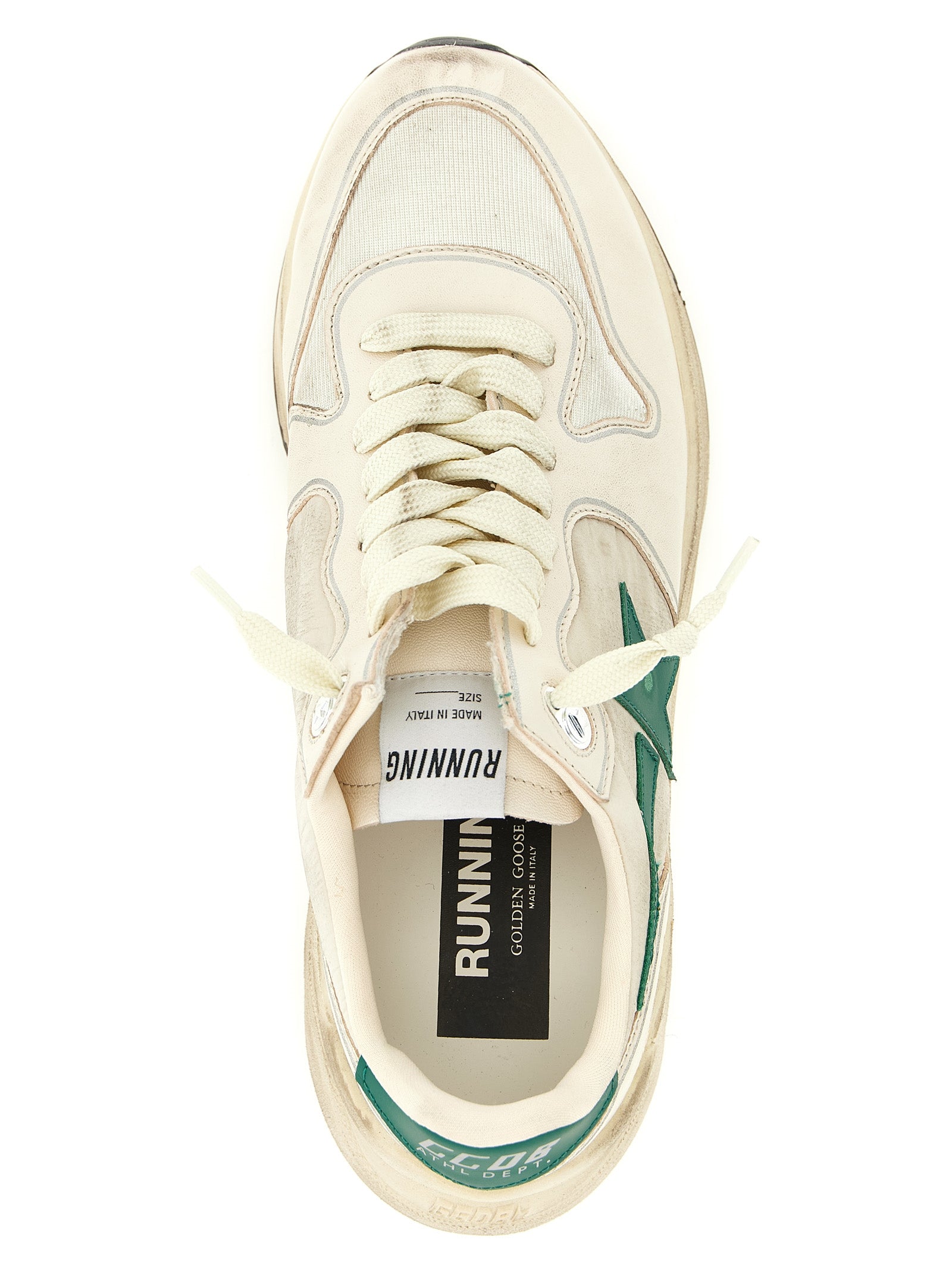Golden Goose Bicolor Leather Athletic Sneakers