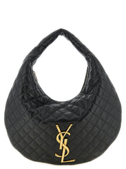 Black Lamb Leather Shoulder Bag