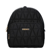 Versace Black Fabric Backpack