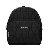 Versace Black Fabric Backpack