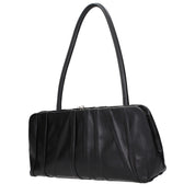 Black Leather Shoulder Bag