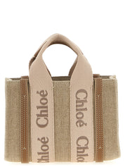 Multicolor Linen Handbag