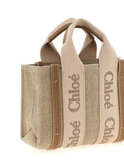 Multicolor Linen Handbag