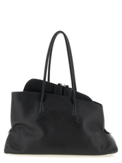 Black Calfskin Shoulder Bag
