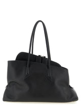 Black Calfskin Shoulder Bag