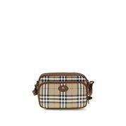Beige Cotton Shoulder Bag