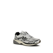 White Calf Leather Bos Taurus Athletic Sneakers