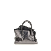 Gray Calf Leather Bos Taurus Handbag