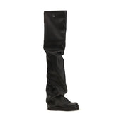 Black Polyurethane Over The Knee