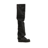 Black Polyurethane Over The Knee