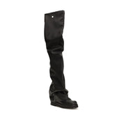 Black Polyurethane Over The Knee