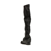 Black Polyurethane Over The Knee